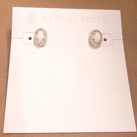 Kendra Scott Jewelry New Kendra Scott Cade Gold Stud Earrings In
